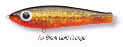 09 Black Gold Orange Paul Brown's Soft Dine Suspending Twitchbait Soft Plastics Inshore Lures Jeco's Marine Port O'Connor, Texas