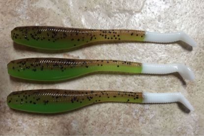 Key Lime Down South Southern Shad Soft Plastics Inshore Lures Jeco's Marine Port O'Connor, Texas