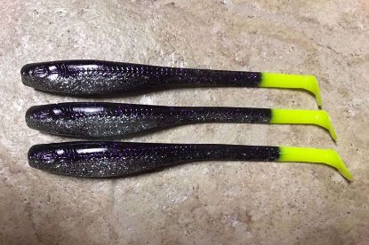 Purple Reign Down South Southern Shad Super Model Soft Plastics Inshore Lures Jeco's Marine Port O'Connor, Texas