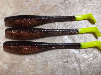 Color X Down South Southern Shad Super Model Soft Plastics Inshore Lures Jeco's Marine Port O'Connor, Texas