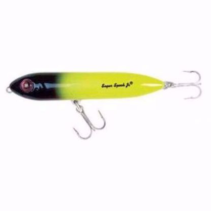 Chartreuse Black Head Heddon Super Spook JR Jeco's Marine Port O'Connor, Texas