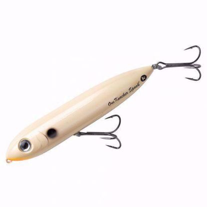 Bone/Orange Belly Heddon One Knocker Spook Jeco's Marine Port O'Connor, Texas