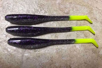 Purple Reign Down South Southern Shad Soft Plastics Inshore Lures Jeco's Marine Port O'Connor, Texas