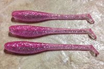 Flamingo Shad Down South Southern Shad Super Model Soft Plastics Inshore Lures Jeco's Marine Port O'Connor, Texas