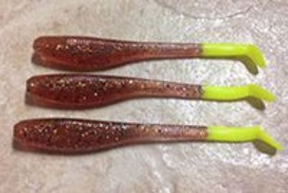 Spicy Pumpkinseed Down South Southern Shad Super Model Soft Plastics Inshore Lures Jeco's Marine Port O'Connor, Texas