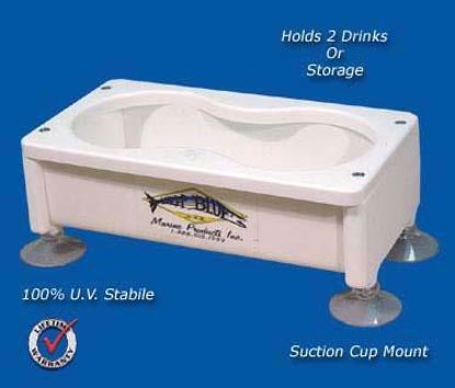 Deep Blue Double Drink Holder/Storage Box Jeco's Marine Port O'Connor, Texas