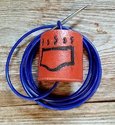 Stinky Pants Original 12" Stinky Stringer See Thru Purple Jeco's Marine Port O'Connor, Texas