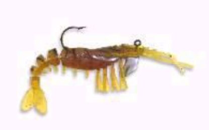 Rootbeer VUDU Shrimp 3.25" jecos marine and tackle port o connor tx
