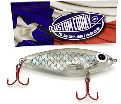 Texas Custom Corky Soft-Dine XL Soft Plastics Inshore Lures Jeco's Marine Port O'Connor, Texas