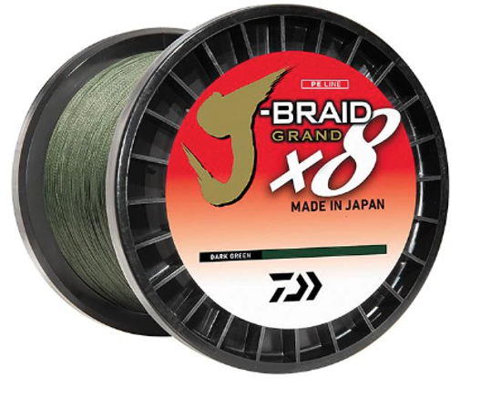 Daiwa - J-Braid Grand x8 Braided Fishing Line (Dark Green