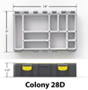 BUZBE - COLONY 28D DEEP MODULAR TACKLE BOX