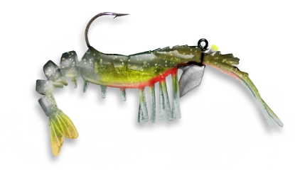 Green Hornet VUDU Shrimp 3.25" jecos marine and tackle port o connor tx