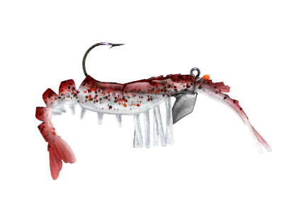 Red Pepper VUDU Shrimp 3.25" jecos marine and tackle port o connor tx