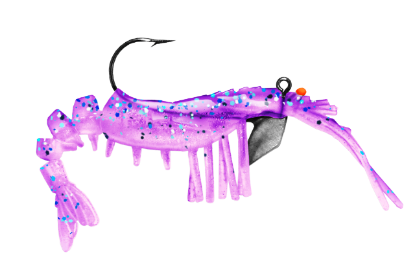 Mystic VUDU Shrimp 3.25" jecos marine and tackle port o connor tx