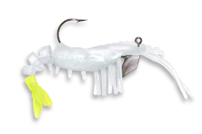 Pearl Chartreuse Vudu Shrimp - 4" Shrimp (More Colors)