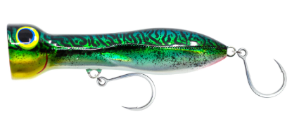 Silver Green Mackerel Nomad Designs - Chug Norris 150mm Popper