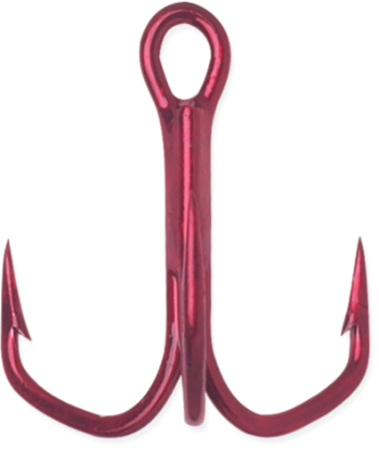 Red Round Bend Treble Hook VMC Hooks Jeco's Marine Port O'Connor, Texas