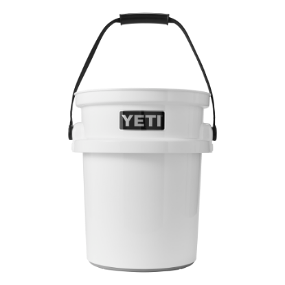 White Yeti Loadout Bucket Charcoal Jeco's Marine Port O'Connor, Texas