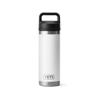 White Yeti Rambler 18oz. Bottle Jeco's Maring Port O'Connor, Texas