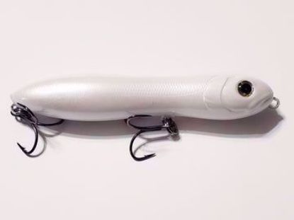 Pearl White Backwater Lures - Peanut Jr Topwater