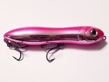 Pink Chrome Backwater Lures - Peanut Jr Topwater