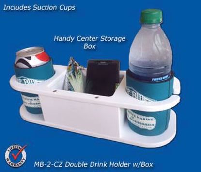 (MB CZ) Double Cup Holder And Storage Box