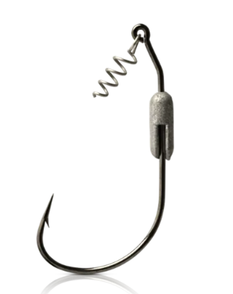Mustad - Power Lock Plus Spring Keeper Hook - Weighted