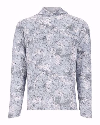 SIMMS M's Solarflex Hoody - Back Eddy White