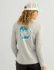 HUK - Women's Pursuit Graphic LS Shirt - Harbor Mist