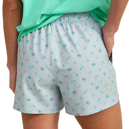 HUK - Women's Pursuit Printed Volley Short: Harbor Mist