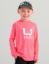 HUK - Kids Icon Performance Hoodie - Neon Coral