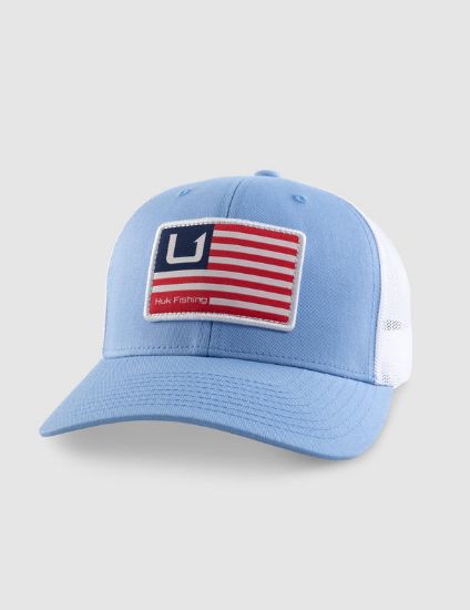 HUK - Hulk And Bars Trucker Hat - Marolina Blue
