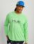 HUK - Pursuit LS Crew - Summer Green Heather