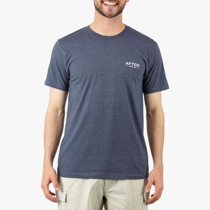 Midnight Heather Aftco - Teamwork Short Sleeve T-Shirt - Midnight Heather