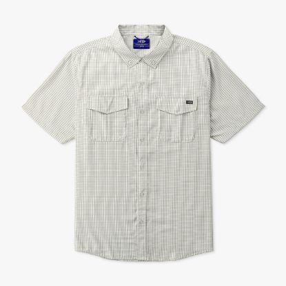 Aftco - Sirius Tech Short Sleeve Vented Fishing Shirt - White