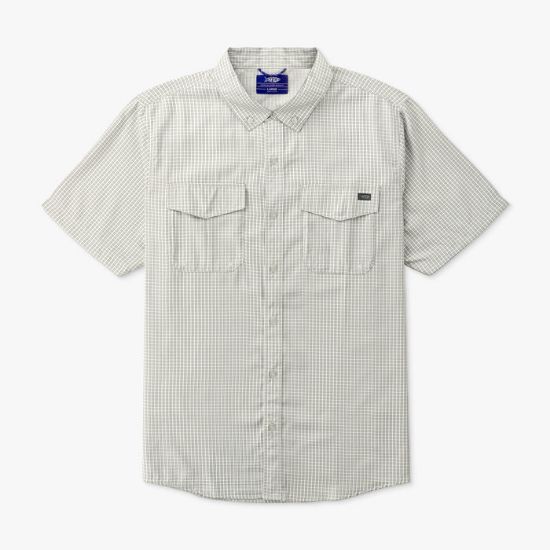 Aftco - Sirius Tech Short Sleeve Vented Fishing Shirt - White
