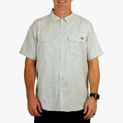 Aftco - Sirius Tech Short Sleeve Vented Fishing Shirt - White