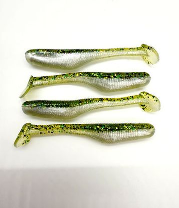 Down South Burner Shad Soft Plastics Inshore Lures Jeco's Marine Port O'Connor, Texas