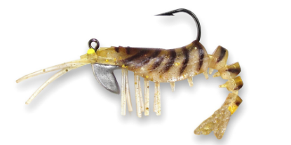 Golden Shrimp VUDU Shrimp 3.25" jecos marine and tackle port o connor tx