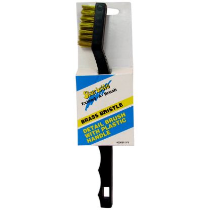Starbrite - Brass Bristle Detail Brush With Plastic Handle