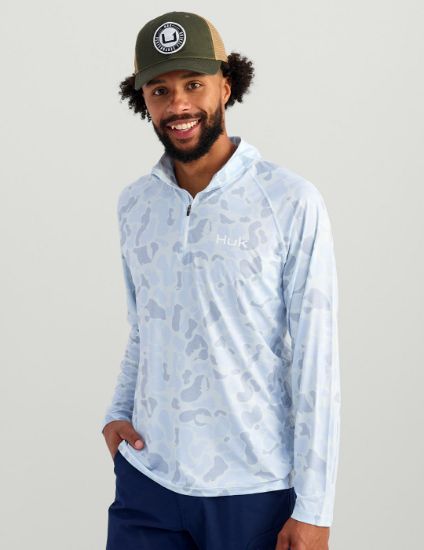 HUK - Men's Airweight KC 1/4 Zip | Sky