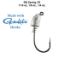 Picture of Hogie's Lures - Spring Head 3/0 & 4/0 Black Nickle Hooks - 3-Pack