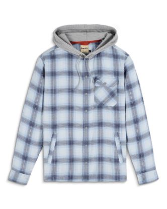 Ely Plaid: Bimini Simms - M's Santee Flannel Hoody| Ely Plaid: Bimini