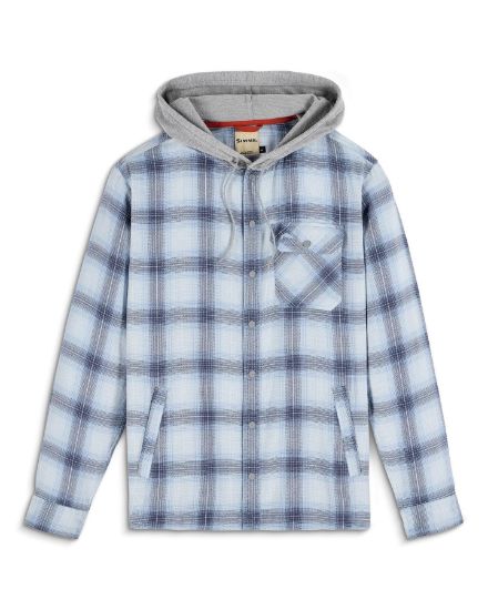 Simms - M's Santee Flannel Hoody| Ely Plaid: Bimini