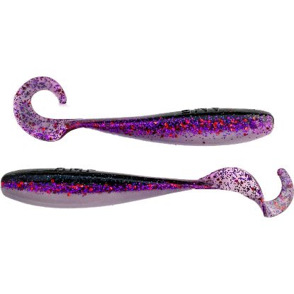 A.M. Fishing - 4" Curly Tail Jerkshads | 8 Per Pack