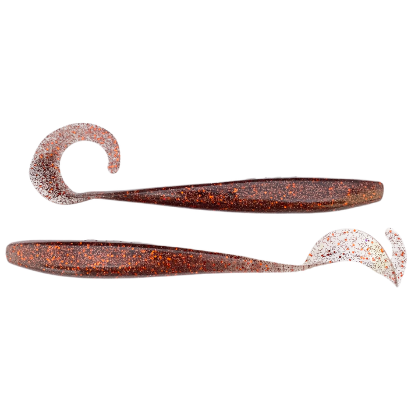 A.M. Fishing - 7" Curly Tail Jerkshads | 4 - Per Pack (More Colors)