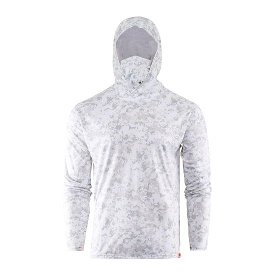 Grundens - Tough sun Masked Hoodie | Squall Camo