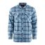 Grundens - Dungeness Seawool Flannel Shirt | Captain's Blue