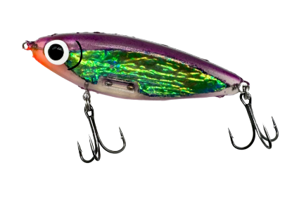 126 Purple Back/Crushed Pearl/Clear Belly/Orange Throat  Paul Brown's Shallow Diver Soft-Dine XL Soft Plastic Inshore Lure Jeco's Marine Port O'Connor Texas