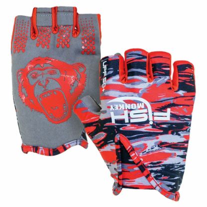 Fish Monkey - Stubby Guide Glove | VooDoo Swamp Red